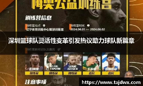 深圳篮球队灵活性变革引发热议助力球队新篇章